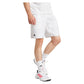 Men`s Club Graphic 9in Tennis Short White Apparel Adidas