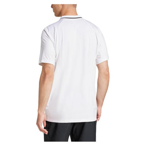 Men`s Club Pique Tennis Polo White Apparel Adidas