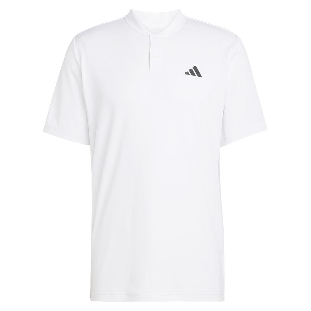 Men`s Club Climacool Henley Tennis Top White Apparel Adidas
