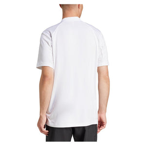 Men`s Club Climacool Henley Tennis Top White Apparel Adidas