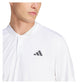 Men`s Club Climacool Henley Tennis Top White Apparel Adidas