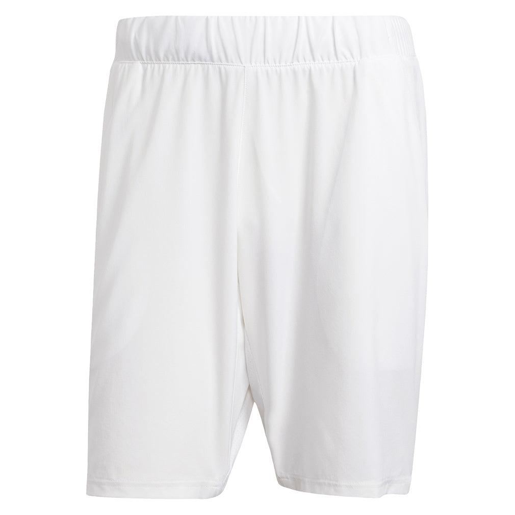 Men`s Club Stretch Woven 7 inch Tennis Shorts White Apparel Adidas