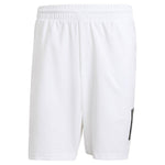 Men`s Club 3 Stripe 7 inch Tennis Short White Apparel Adidas