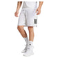 Men`s Club 3 Stripe 7 inch Tennis Short White Apparel Adidas