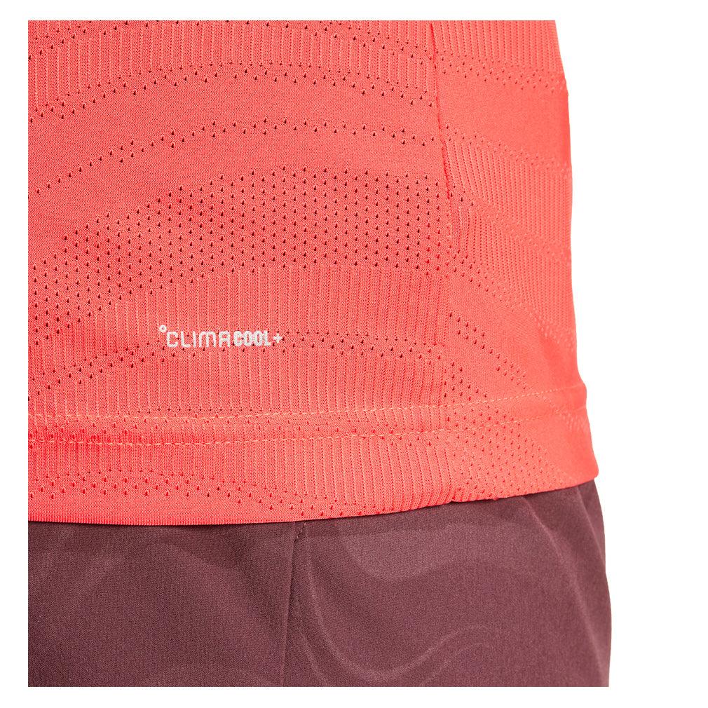 Men`s Freelift Pro Tennis Top Semi Lucid Red Apparel Adidas