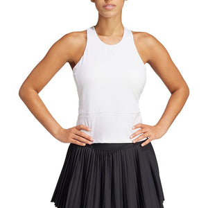 Women`s Climacool Mid Length Y Tennis Tank White Apparel Adidas