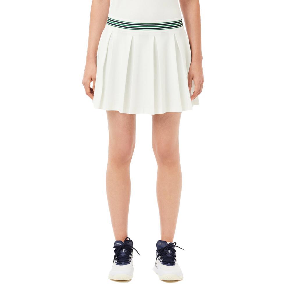 Women's Pique Tennis Skort with Integrated Shorts Apparel Lacoste