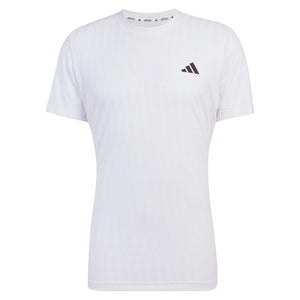 Men`s Freelift Tennis Top White Apparel Adidas