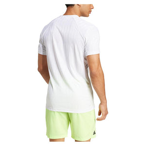 Men`s Freelift Tennis Top White Apparel Adidas