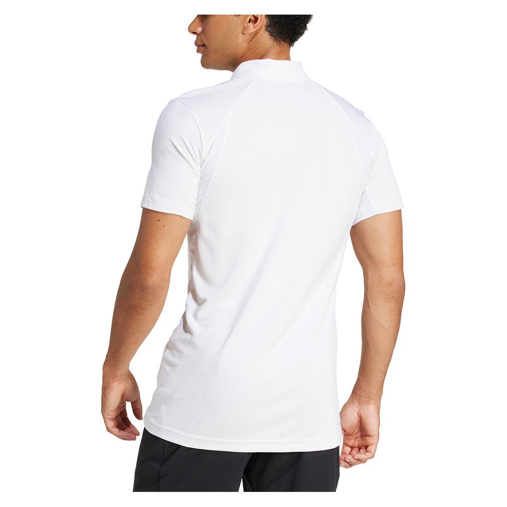 Men`s Freelift Tennis Polo White Apparel Adidas
