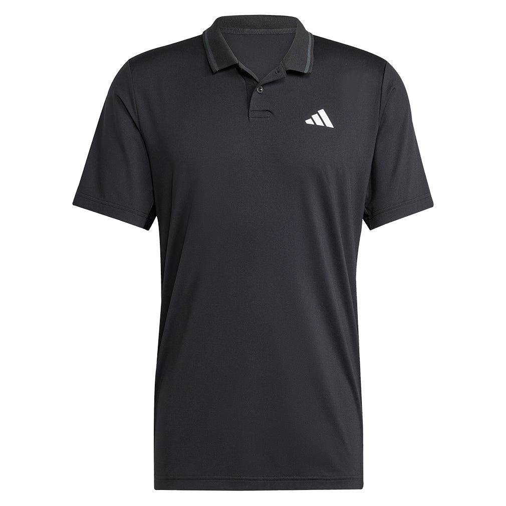 Men`s Club Pique Tennis Polo Black Apparel Adidas