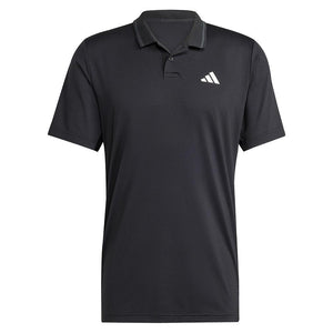 Men`s Club Pique Tennis Polo Black Apparel Adidas