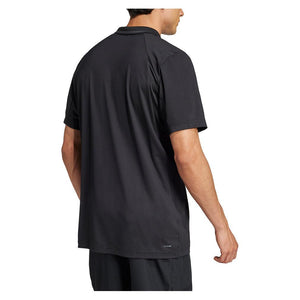 Men`s Club Pique Tennis Polo Black Apparel Adidas