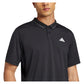 Men`s Club Pique Tennis Polo Black Apparel Adidas