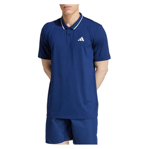 Men`s Club Pique Tennis Polo Dark Blue Apparel Adidas