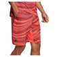 Men`s Club Graphic 9 Inch Tennis Short Semi Lucid Red and Shadow Red Apparel Adidas