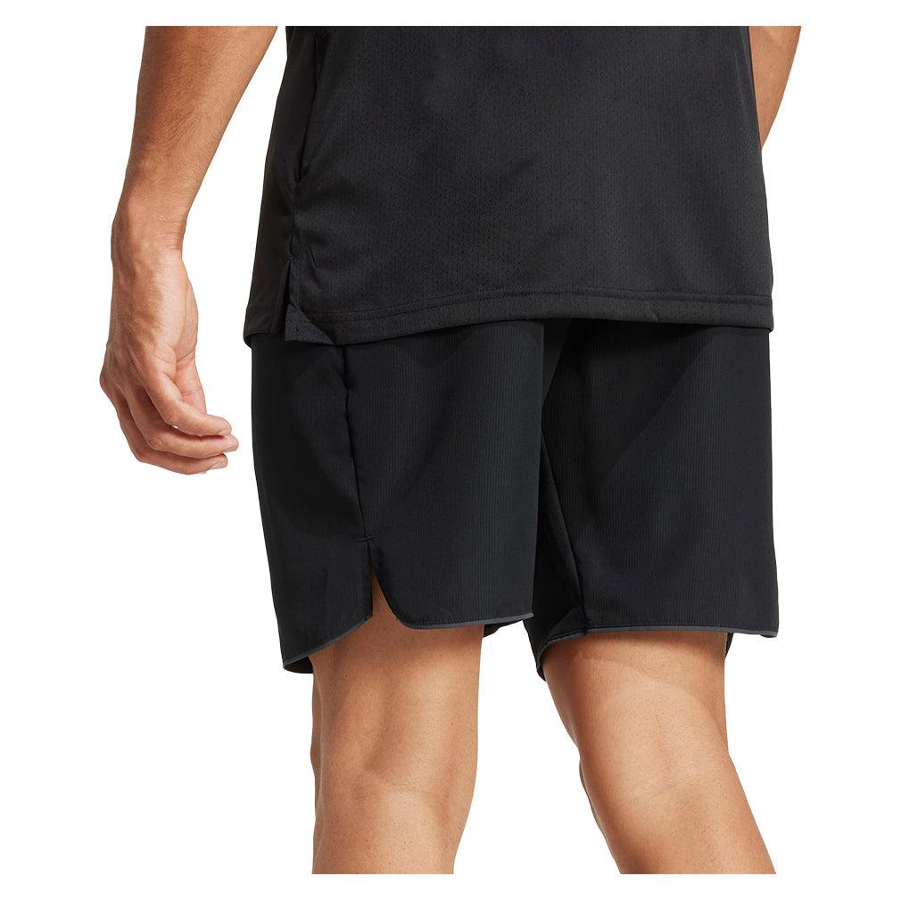 Men`s Club 7 inch Tennis Shorts Black Apparel Adidas