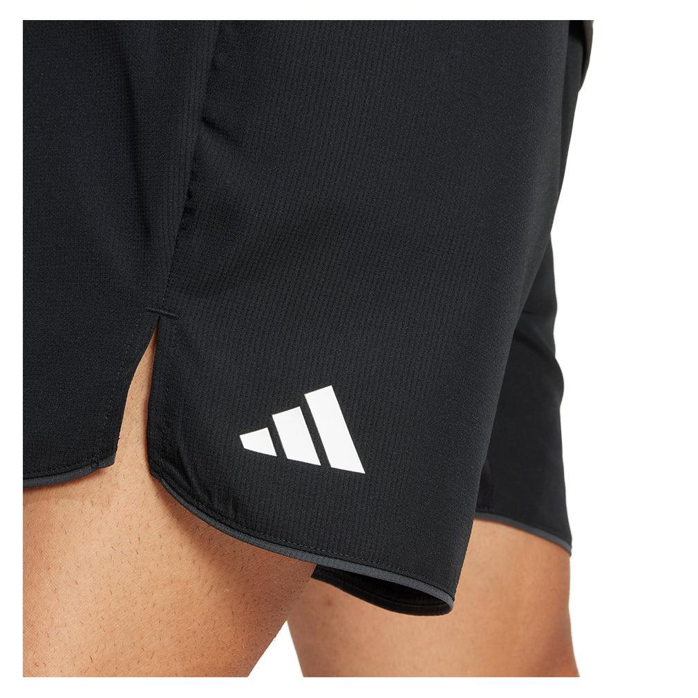 Men`s Club 7 inch Tennis Shorts Black Apparel Adidas