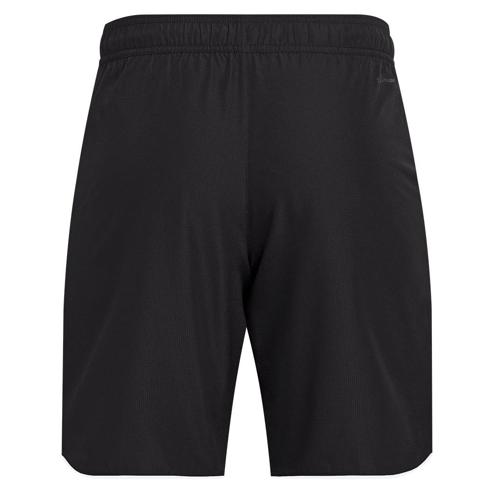 Men`s Club 9 inch Tennis Shorts Black Apparel Adidas