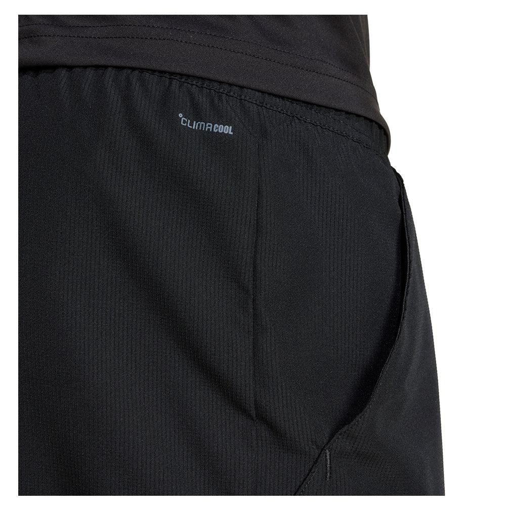 Men`s Club 9 inch Tennis Shorts Black Apparel Adidas
