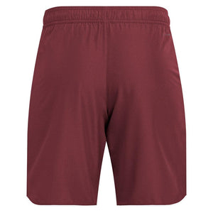 Men`s Club 9 inch Tennis Short Shadow Red Apparel Adidas