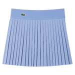 Women`s On Court 13.8 Inch Tennis Skirt with Shorts Delphinium and Navy Blue Apparel Lacoste