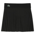 Women`s On Court 13.8 Inch Tennis Skirt with Shorts Black Apparel Lacoste