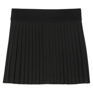 Women`s On Court 13.8 Inch Tennis Skirt with Shorts Black Apparel Lacoste
