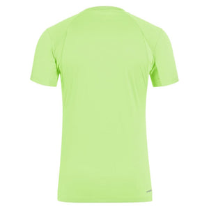 Men`s Club 3 Stripe Tennis Top Lucid Lemon Apparel Adidas