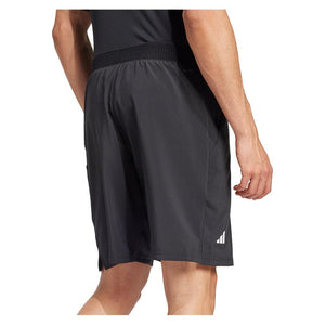 Men`s Club Climacool Stretch Woven 9 inch Tennis Shorts Black Apparel Adidas