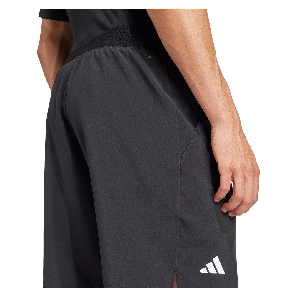 Men`s Club Climacool Stretch Woven 9 inch Tennis Shorts Black Apparel Adidas