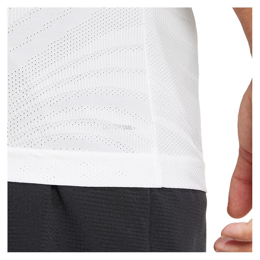 Men`s Freelift Pro Tennis Top White Apparel Adidas