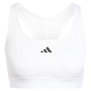 Women`s Performance Workout Bra White Apparel Adidas
