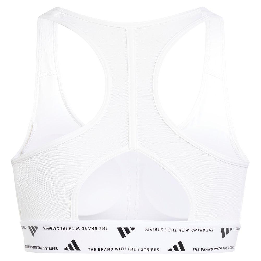 Women`s Performance Workout Bra White Apparel Adidas