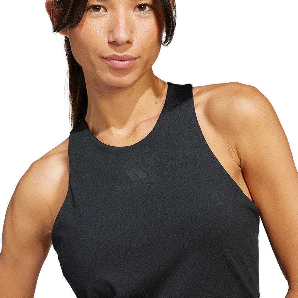 Women`s Climacool Mid Length Y Tennis Tank Black Apparel Adidas