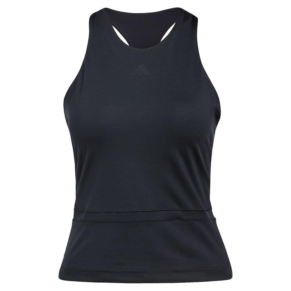 Women`s Climacool Mid Length Y Tennis Tank Black Apparel Adidas
