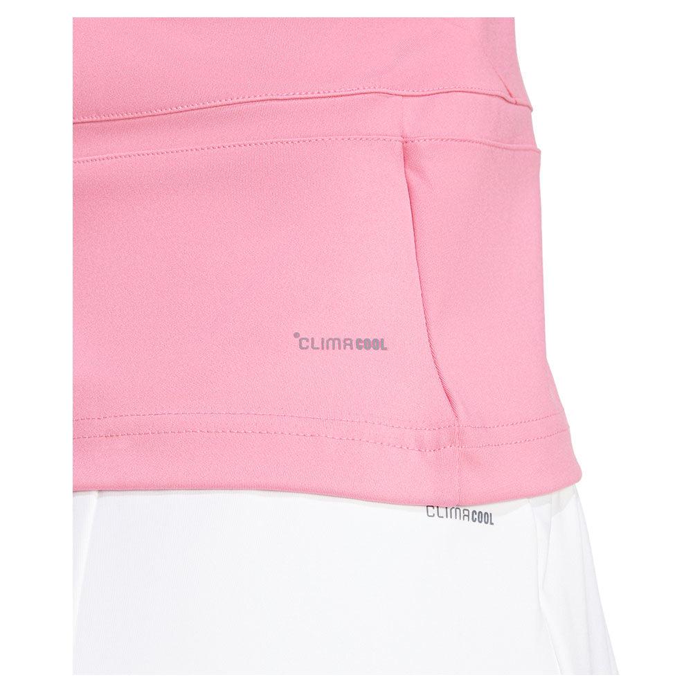 Women`s Climacool Mid Length Y Tennis Tank Pink Fusion Apparel Adidas