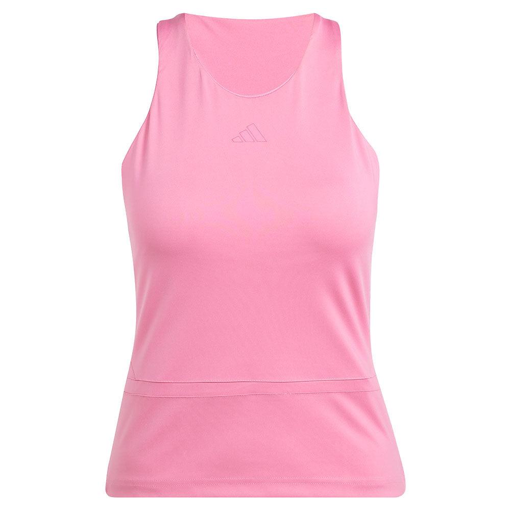 Women`s Climacool Mid Length Y Tennis Tank Pink Fusion Apparel Adidas