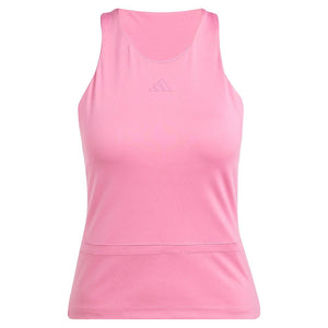 Women`s Climacool Mid Length Y Tennis Tank Pink Fusion Apparel Adidas