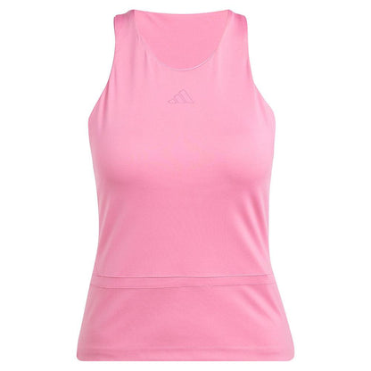 Women`s Climacool Mid Length Y Tennis Tank Pink Fusion Apparel Adidas