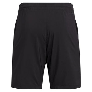Men`s Club 3 Stripe 7 inch Tennis Short Black Apparel Adidas