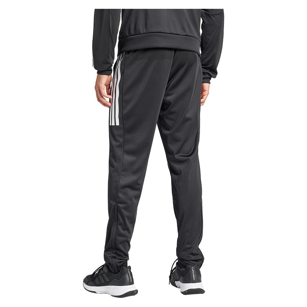 Men`s Club 3 Stripe Knit Tennis Pant Black Apparel Adidas