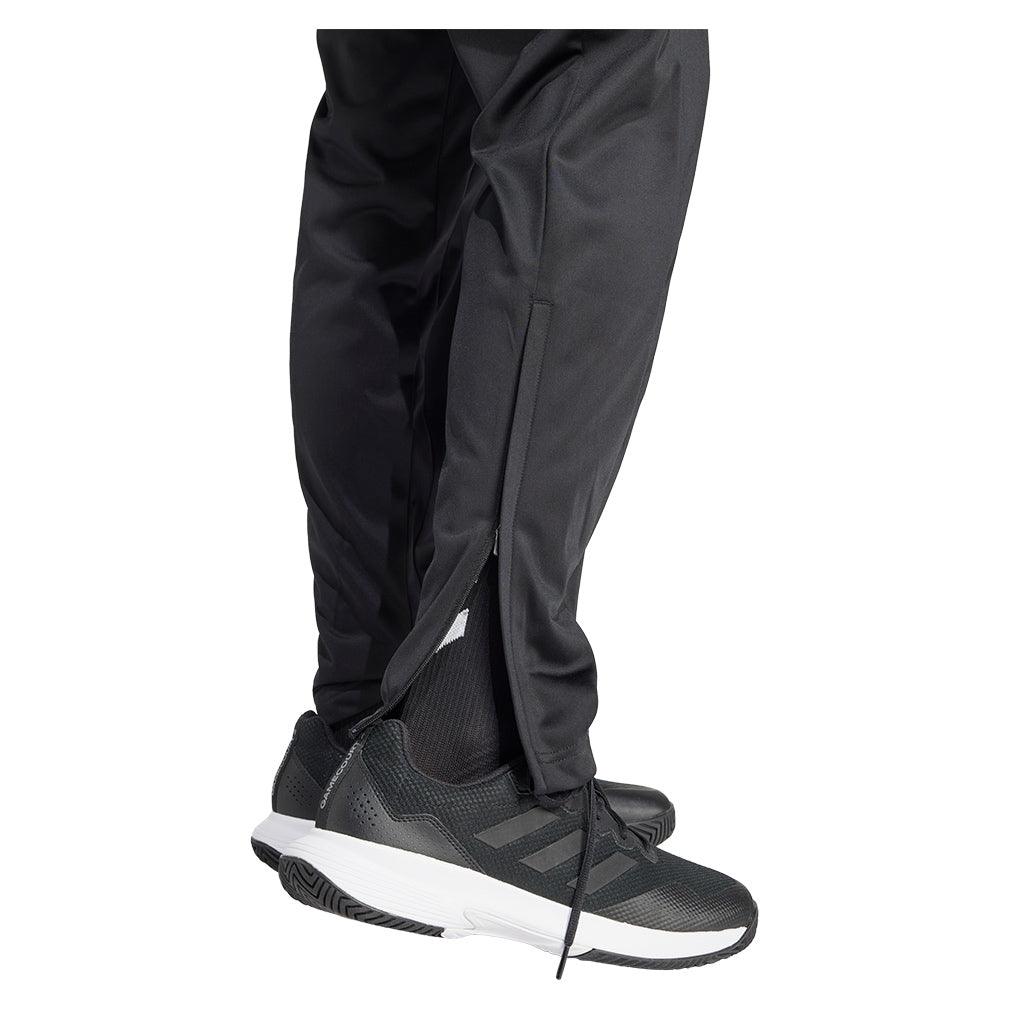 Men`s Club 3 Stripe Knit Tennis Pant Black Apparel Adidas
