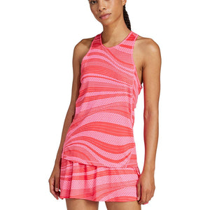 Women`s Club Graphic Tennis Tank Lucid Pink Apparel Adidas