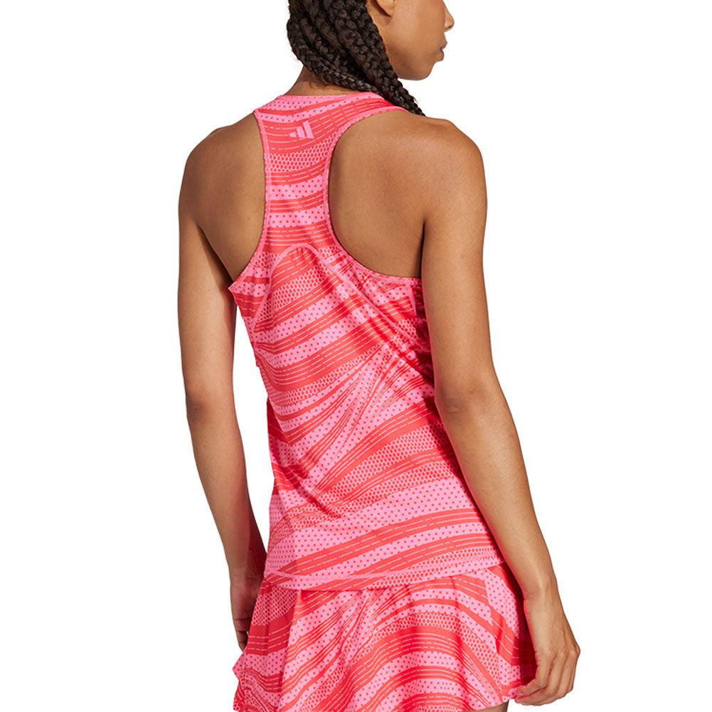 Women`s Club Graphic Tennis Tank Lucid Pink Apparel Adidas