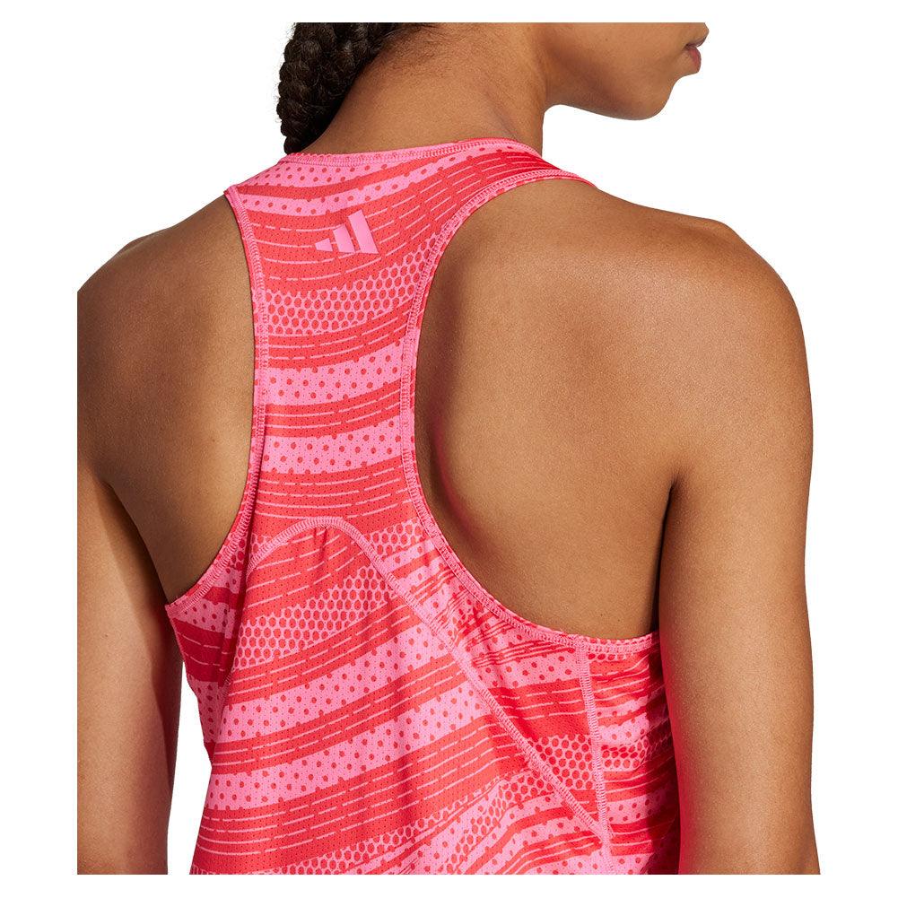Women`s Club Graphic Tennis Tank Lucid Pink Apparel Adidas