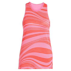 Women`s Club Graphic Tennis Tank Lucid Pink Apparel Adidas