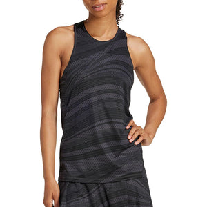 Women`s Club Graphic Tennis Tank Carbon Apparel Adidas