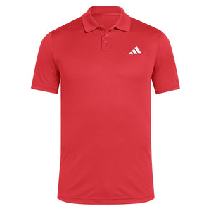 Men`s Freelift Tennis Polo Semi Lucid Red Apparel Adidas