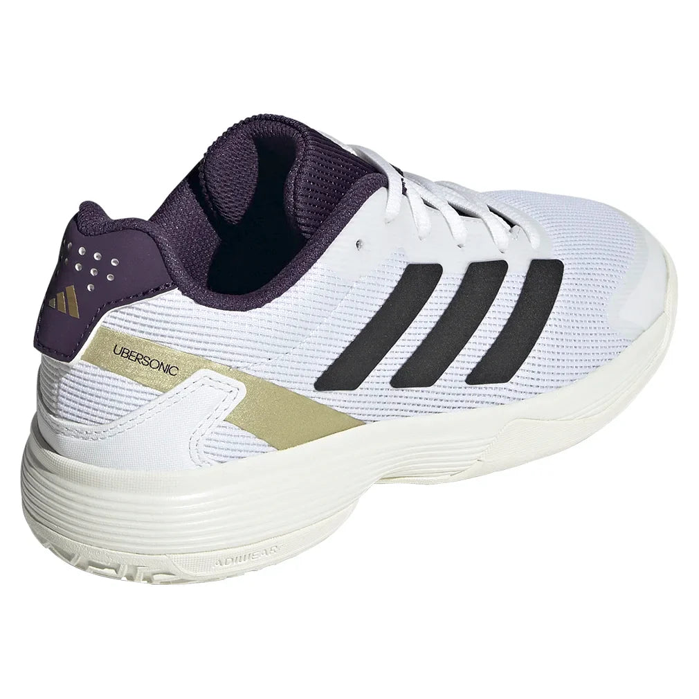 Juniors` Ubersonic Tennis Shoes Footwear White and Core Black Footwear Adidas